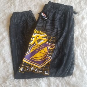 SOLD NBA Los Angeles Lakers Burst Tie-Dye Sweatpants